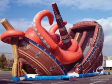 The Kraken Inflatable Slide