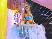 Giant Champagne Glass Mermaid Giant Champagne Glass Mermaid